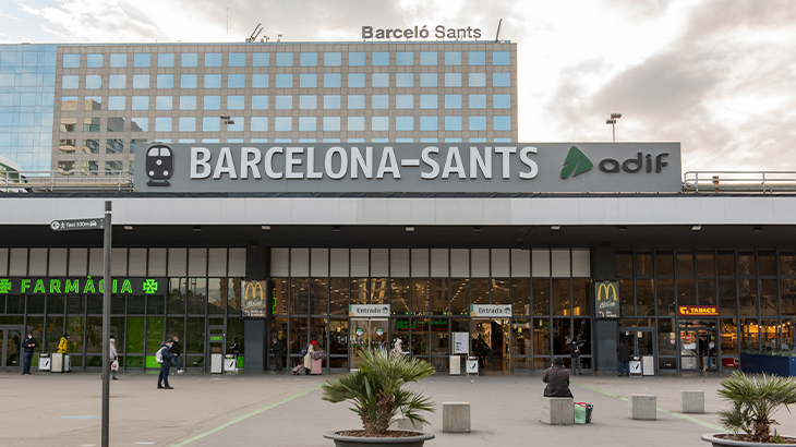 Barcelona Sants Train Station Access Parking Opening OUIGO Barcelona Sants Train Station Access Parking Opening OUIGO